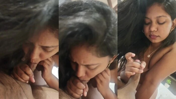 Desi Babe Taking Cum Inside her Mouth Virul Hot Video HD