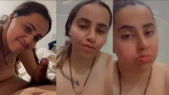 Sexy Wife Blowjob With Big Boobs and Asshole MMS Video